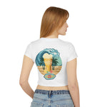 Beach Vibes Women's Baby Tee | Summer Graphic Tee, Casual Shirt, Vacation Top, Pool Party Wear, Perfect Gift for Her