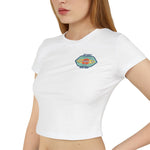 Beach Vibes Women's Baby Tee | Summer Graphic Tee, Casual Shirt, Vacation Top, Pool Party Wear, Perfect Gift for Her